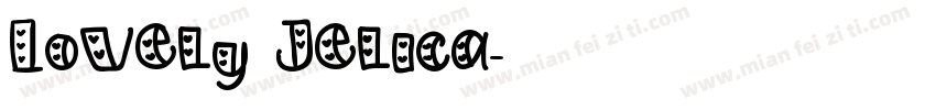 Lovely Jelica字体转换